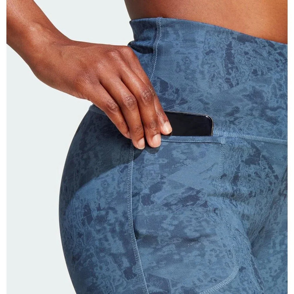 Adidas  Terrex Tight Fit High Rise Full Lenght Leggings Blue L - Picture 7 of 8